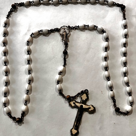 ROMA ITALY VINTAGE ROSARY - Picture 10 of 12